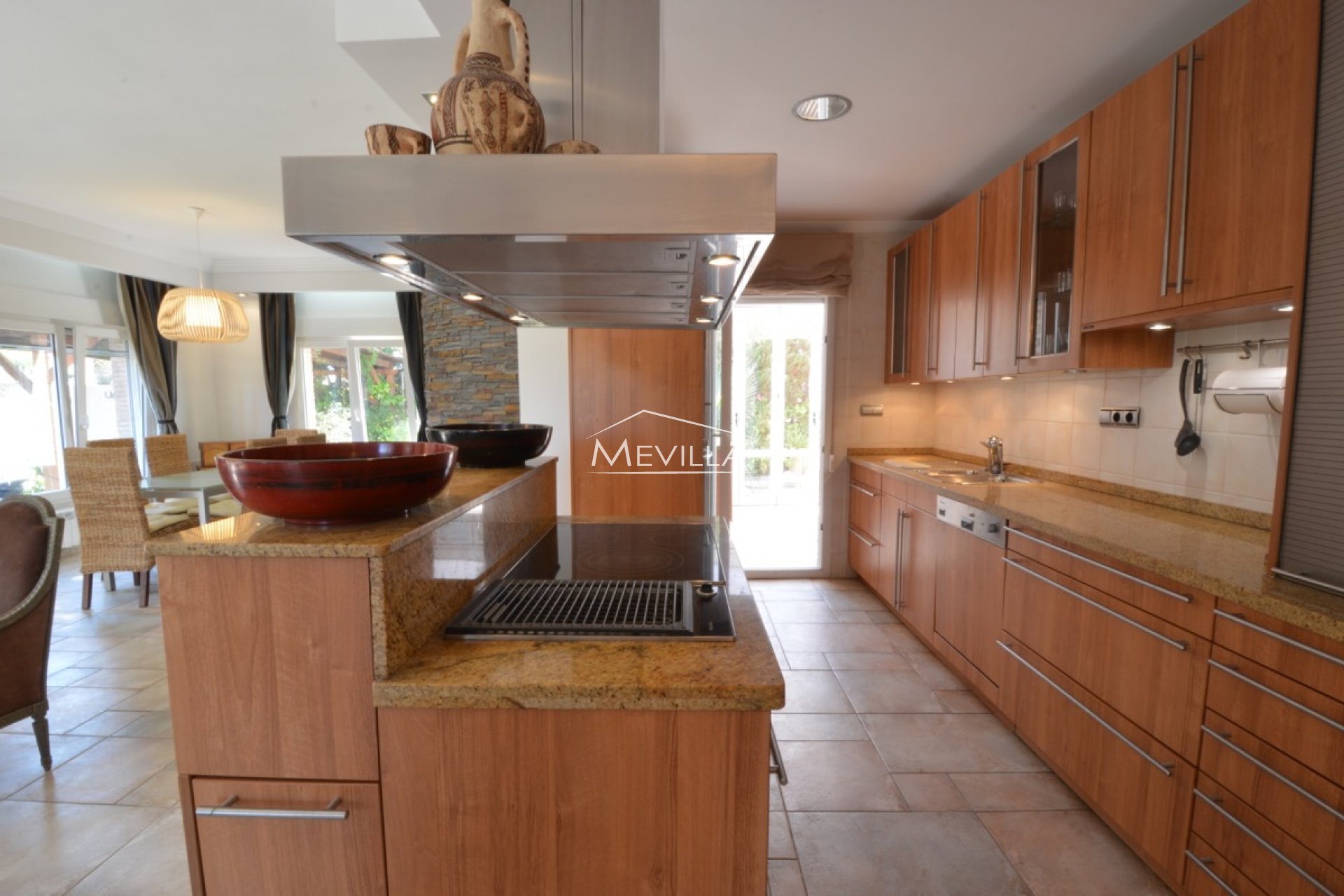 A modern kitchen 