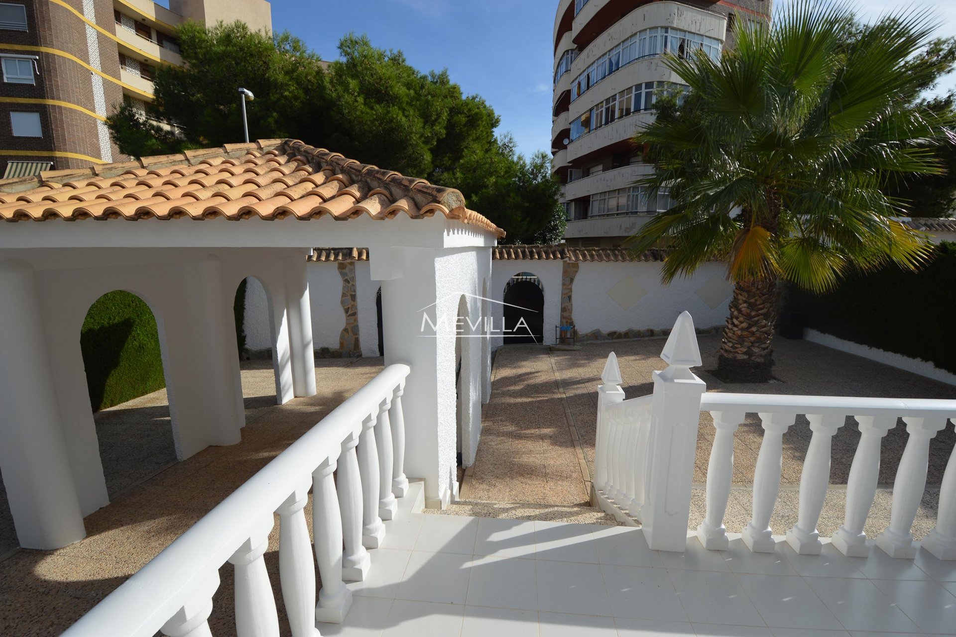 La entrada a la casa