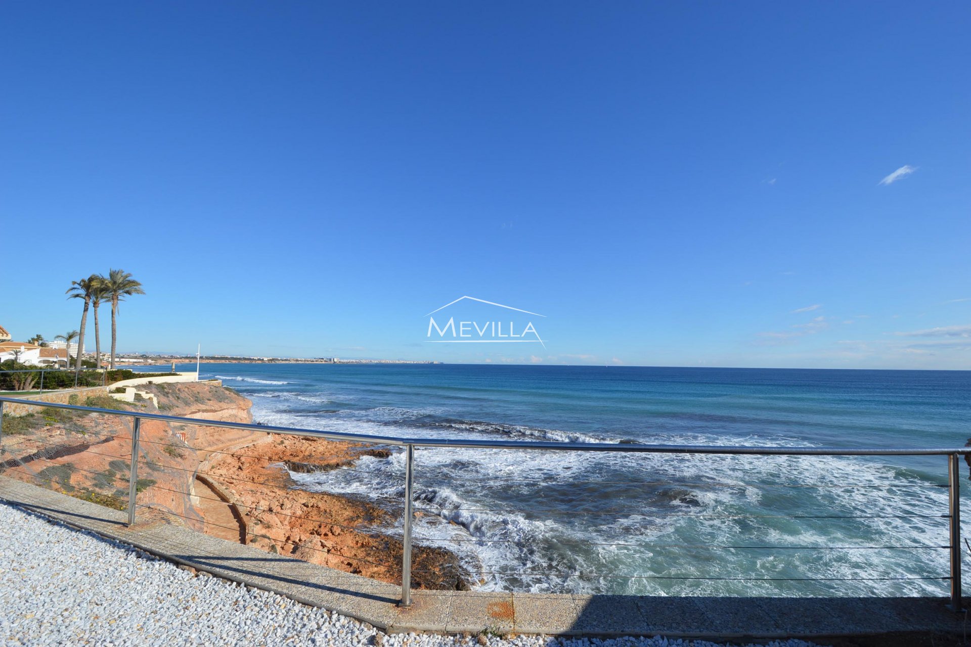 La vista desde la villa.