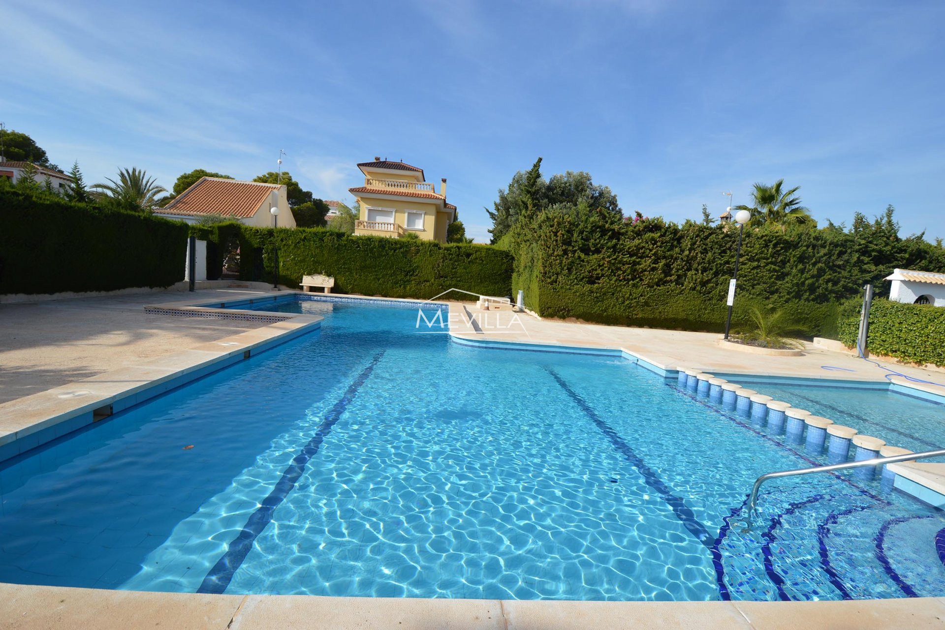 The communal swimming pool 