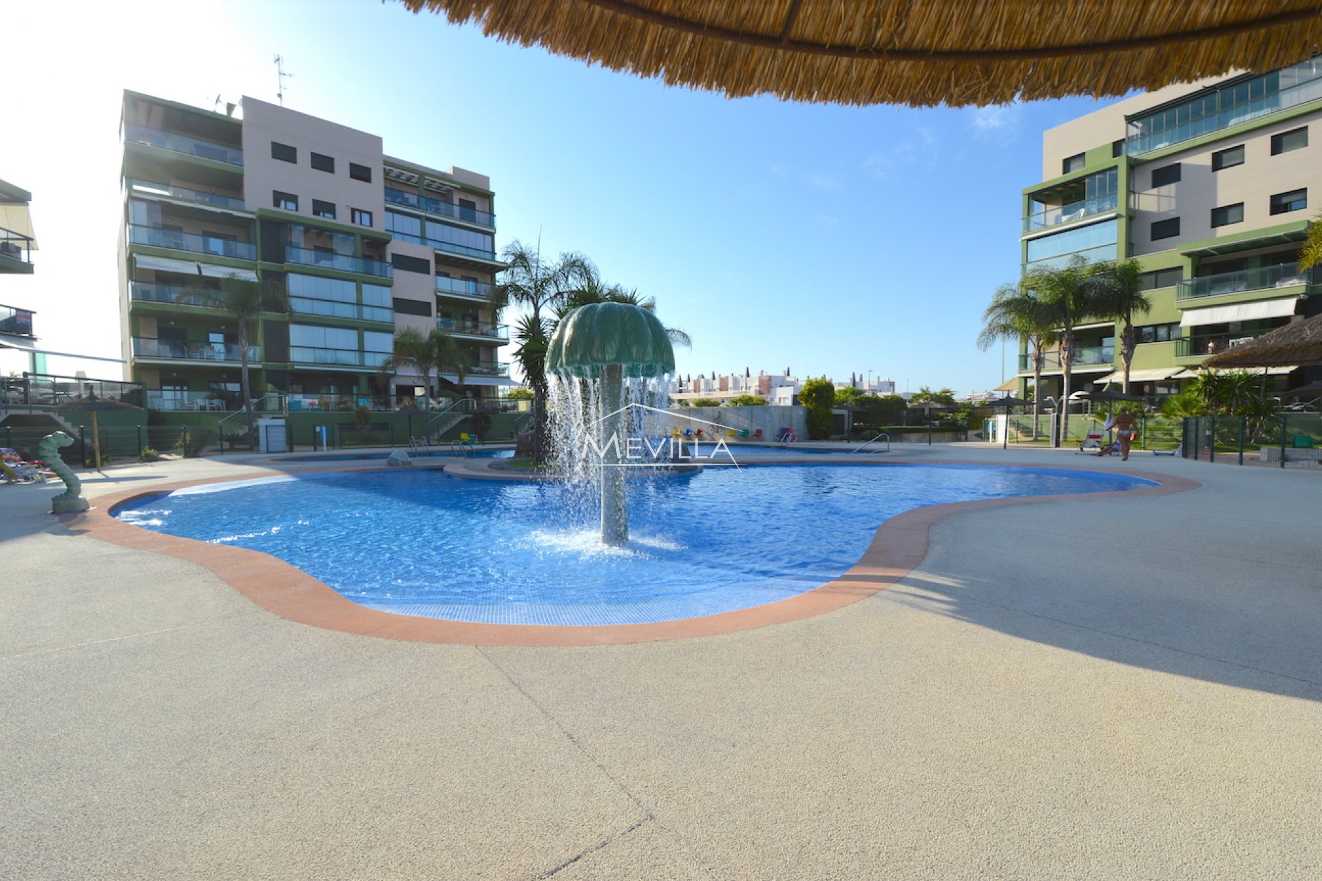 The communal swimming pool