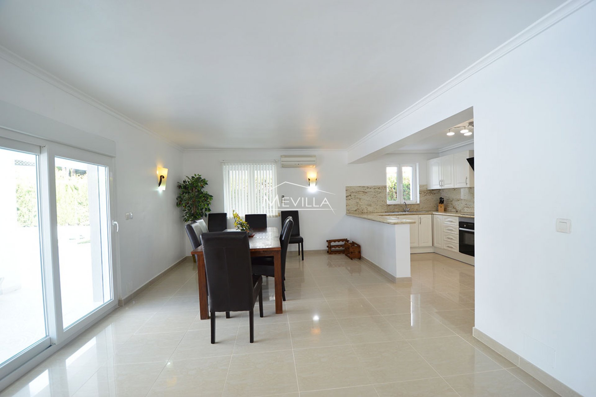 The dining area on the first floor