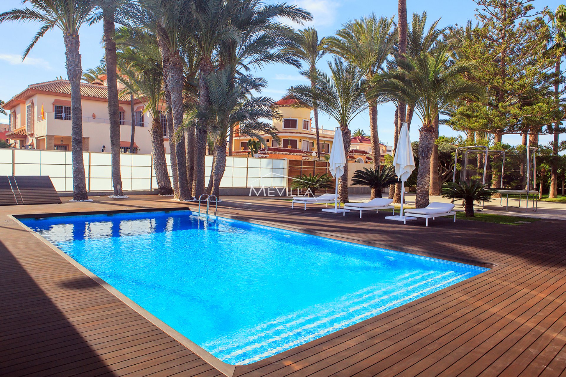 The swimming pool