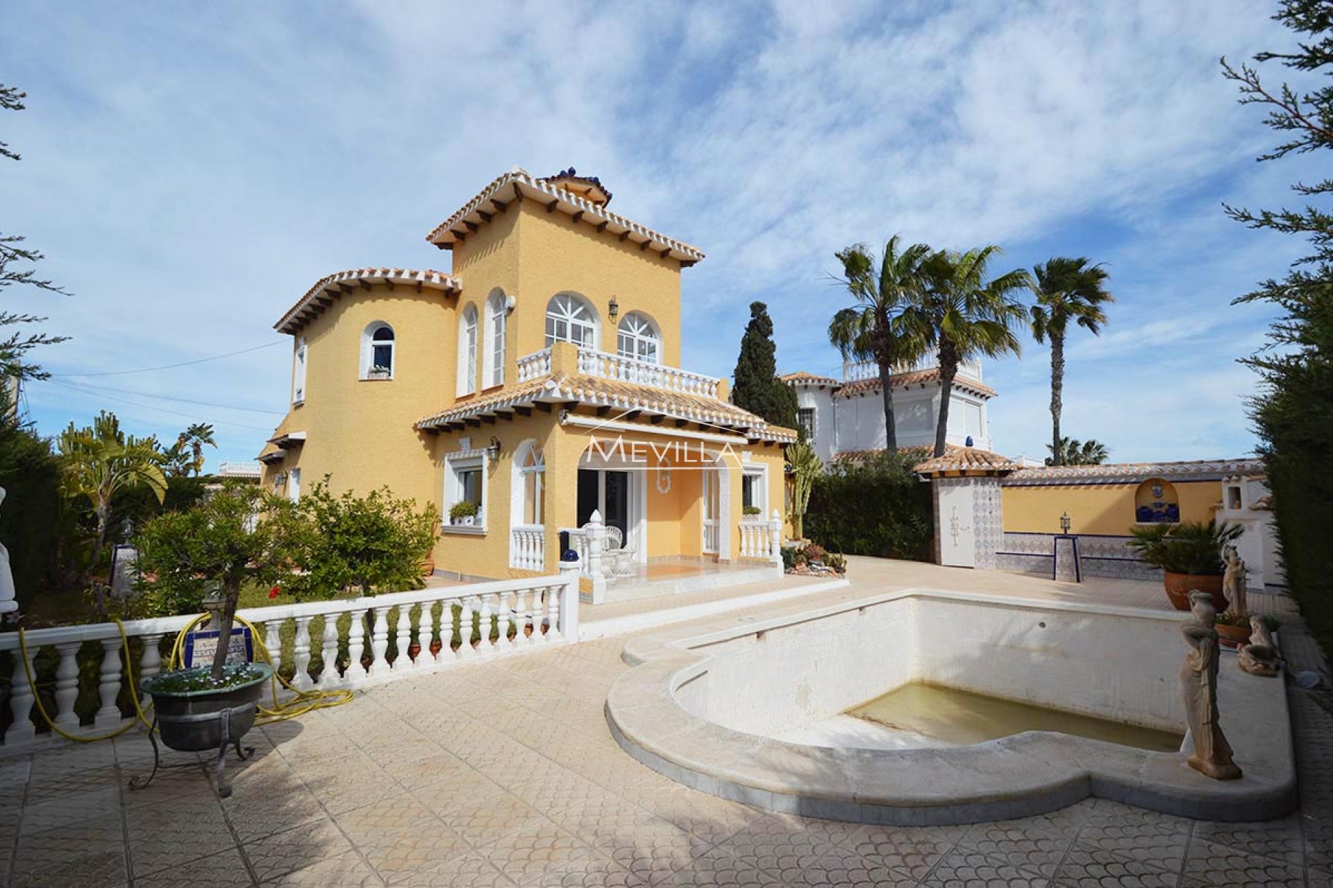 The villa with a private swimming pool