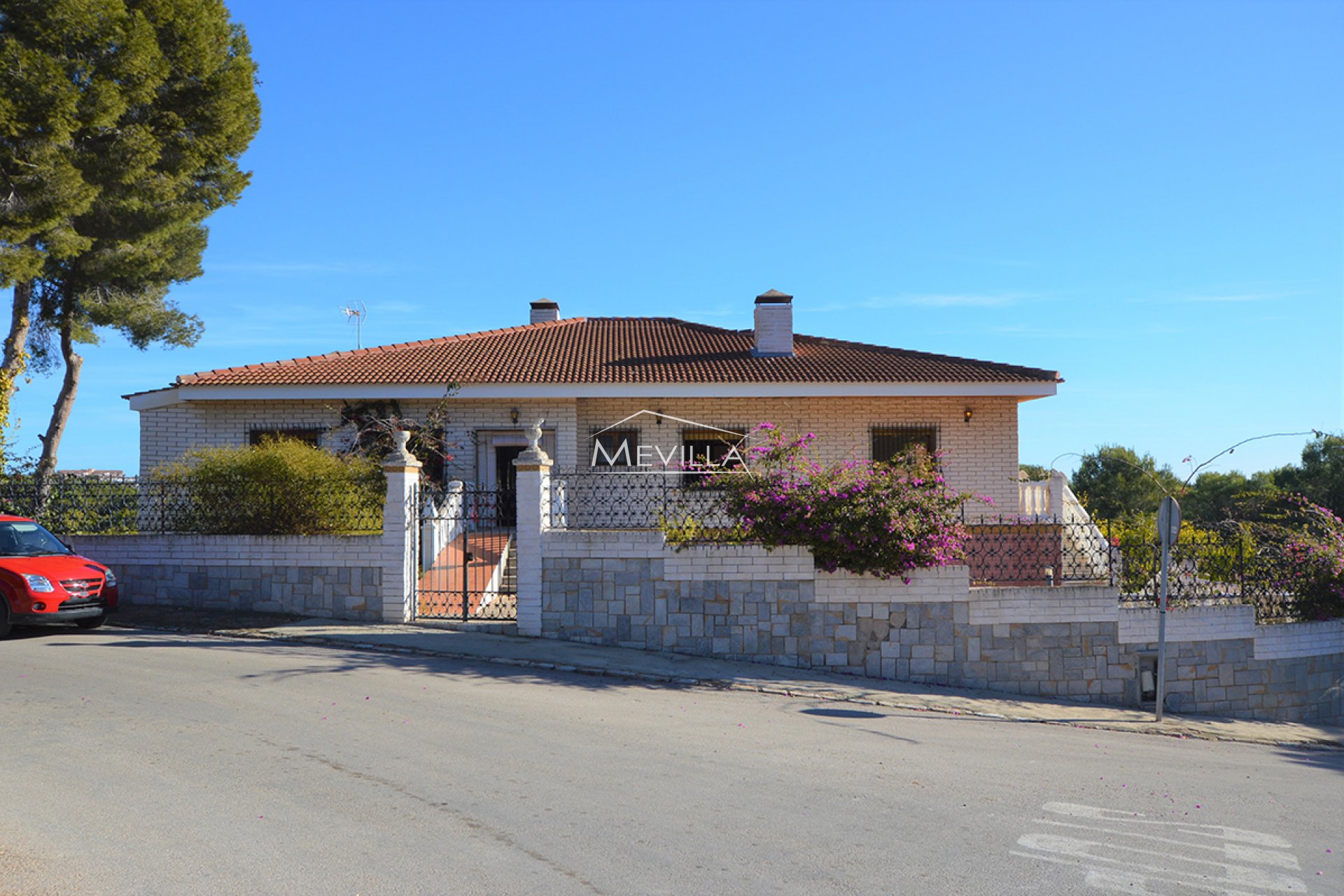 The villa with a private swimming pool