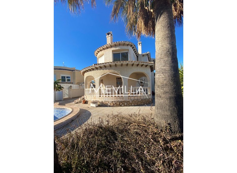 The villa with a private swimming pool